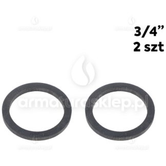 2x USZCZELKA wodomierza gumowa 3/4" płaska guma