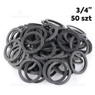 50x USZCZELKA wodomierza gumowa 3/4" płaska guma