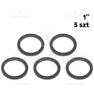 5x USZCZELKA wodomierza gumowa 1" płaska guma