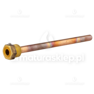 TULEJA przedłużka do manometru 1/2" 200mm termometru 20cm pochewka stopka