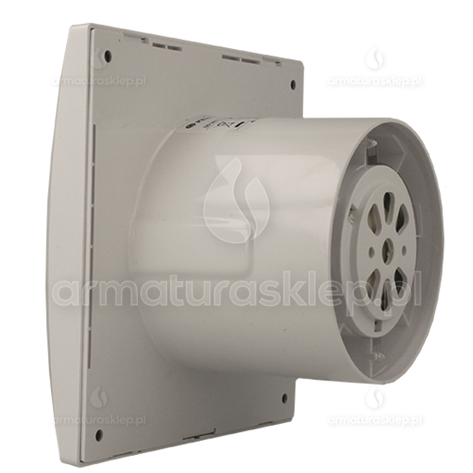 Vents ECHO wentylator osiowy fi 100mm CICHY Z TIMEREM I HIGROSTATEM biały D100QH