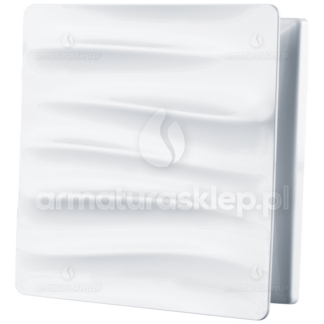 Vents kratka wentylacyjna 160x160mm z dekoracyjna biała MWKLIQFORM