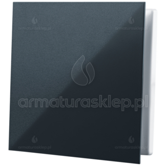 Vents kratka wentylacyjna 160x160mm z dekoracyjna czarna MWKLIQBLACK