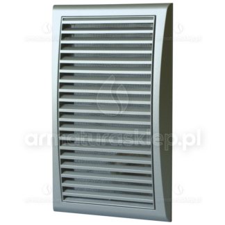 Vents kratka wentylacyjna 193x188mm z siatką satyna MW123SAT