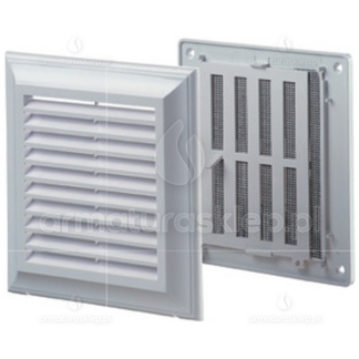 Vents kratka wentylacyjna regulowana z siatką bez kołnierza 180x250mm biała EL250AUR