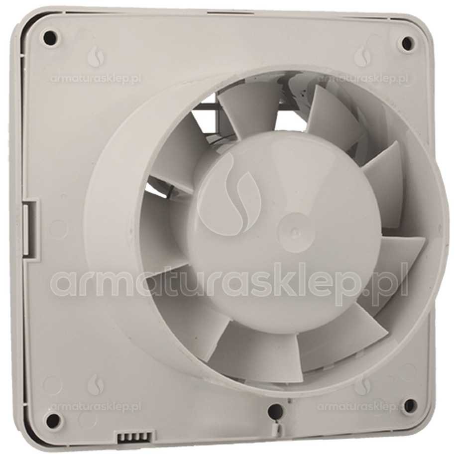 Vents SOLID SILENT wentylator osiowy fi 100mm cichy standard biały D100SR
