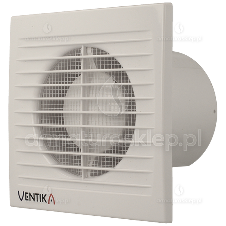 Vents SUBTIL wentylator osiowy fi 100mm standard biały D100S