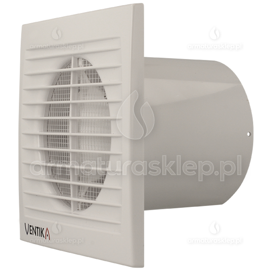 Vents SUBTIL wentylator osiowy fi 100mm standard biały D100S
