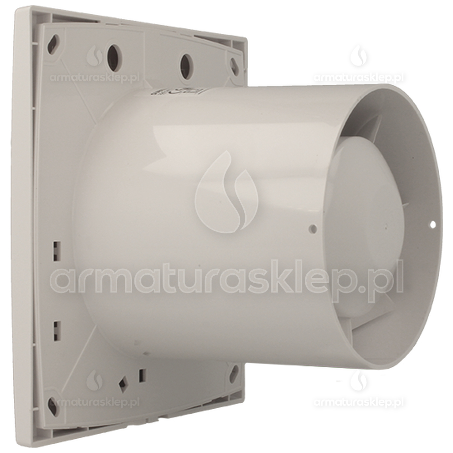 Vents SUBTIL wentylator osiowy fi 100mm standard biały D100S