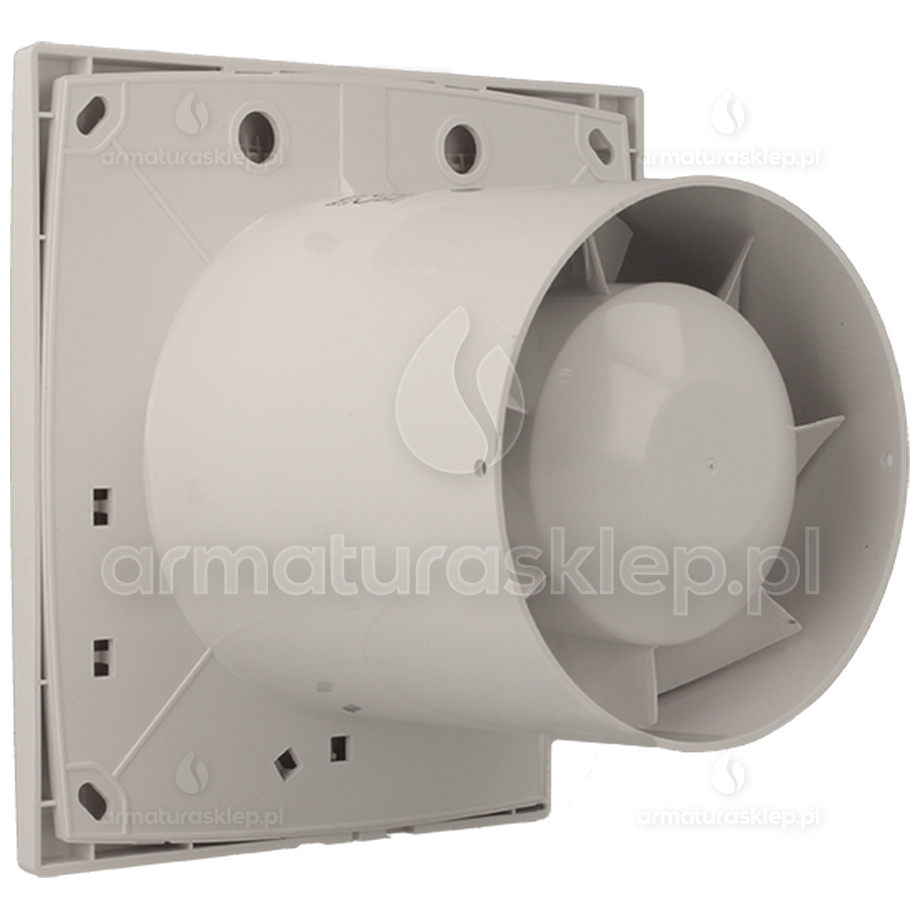 Vents SUBTIL wentylator osiowy fi 100mm standard biały D100S