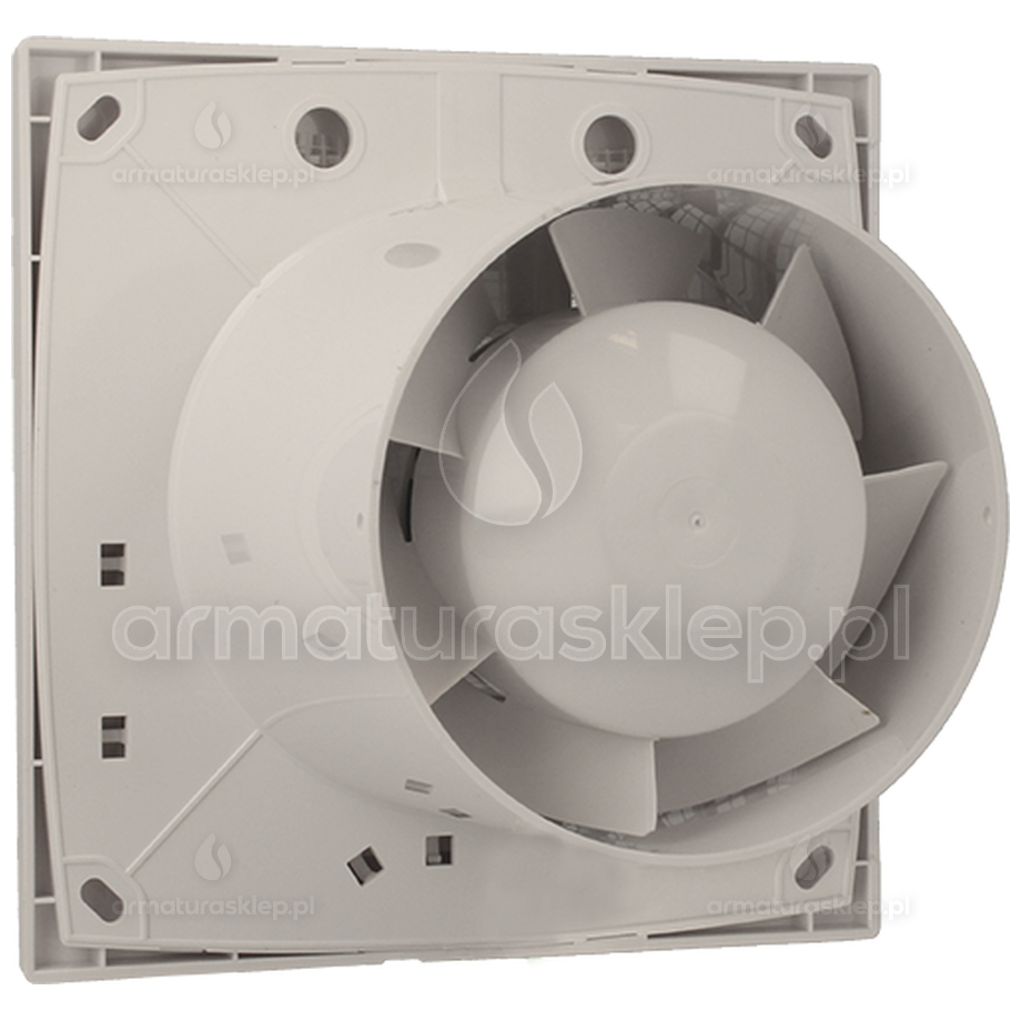 Vents SUBTIL wentylator osiowy fi 100mm standard biały D100S