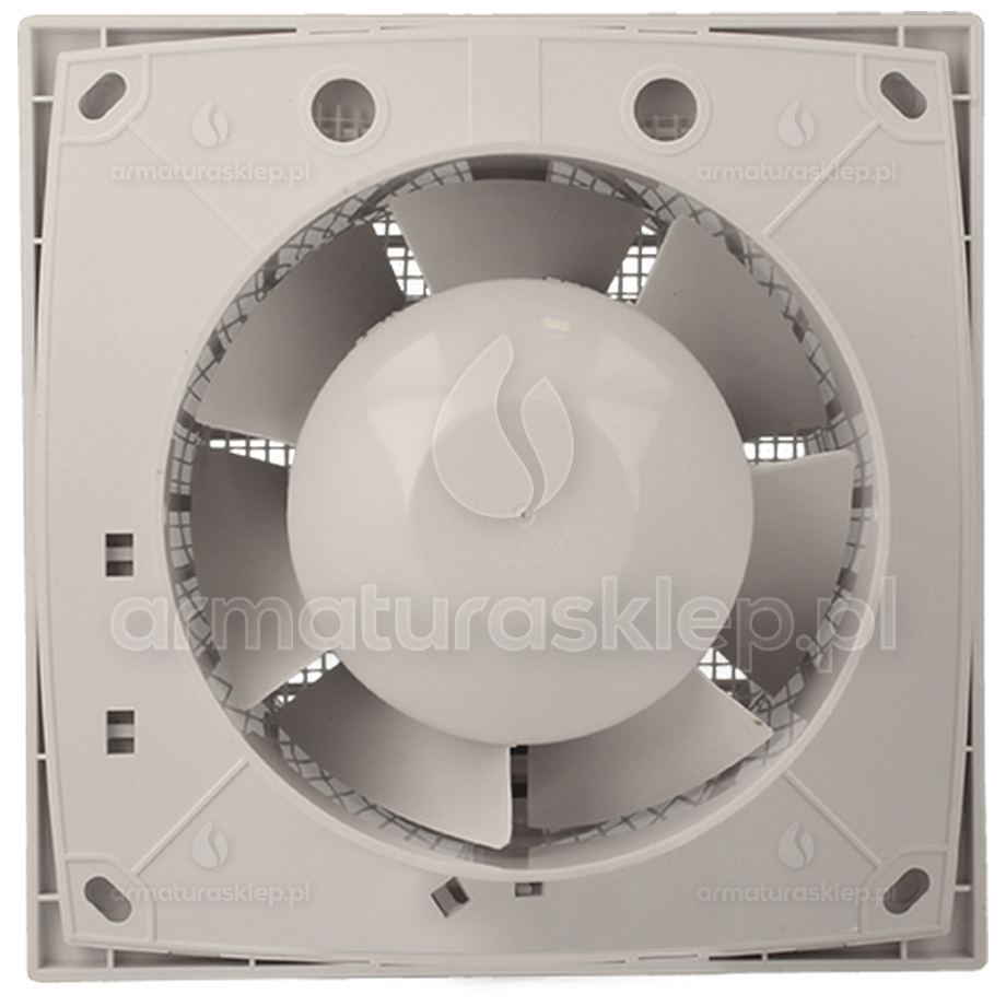 Vents SUBTIL wentylator osiowy fi 100mm standard biały D100S