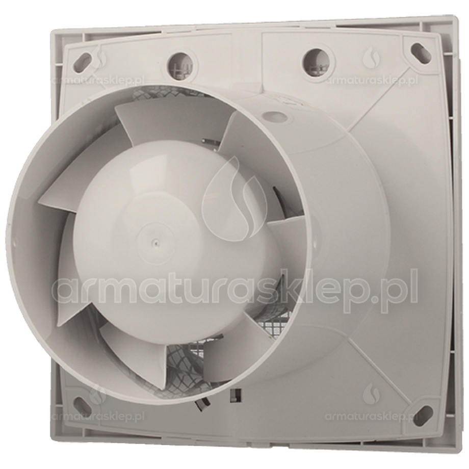 Vents SUBTIL wentylator osiowy fi 100mm standard biały D100S