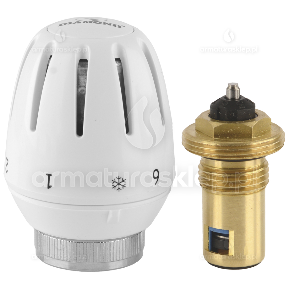 GŁOWICA termostatyczna 403 z wkładką zaworową do grzejnika M30x1,5