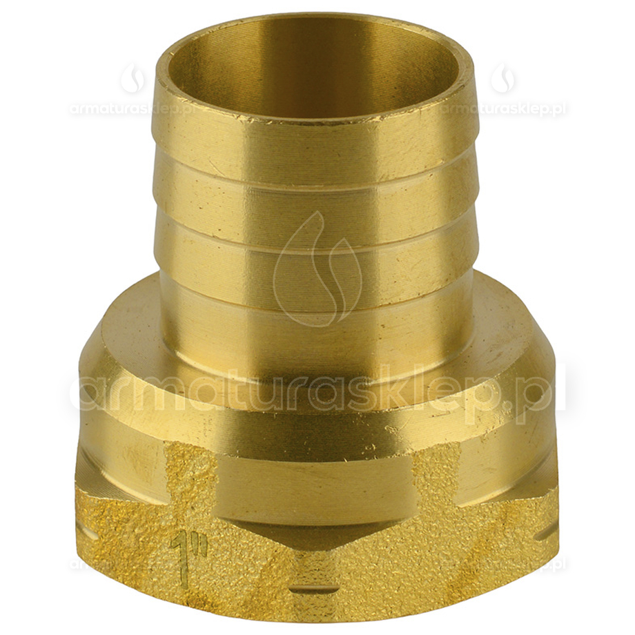 ZŁĄCZKA mosiężna na węża ogrodowego 25 mm x 1" GW nypel tuleja wylewka